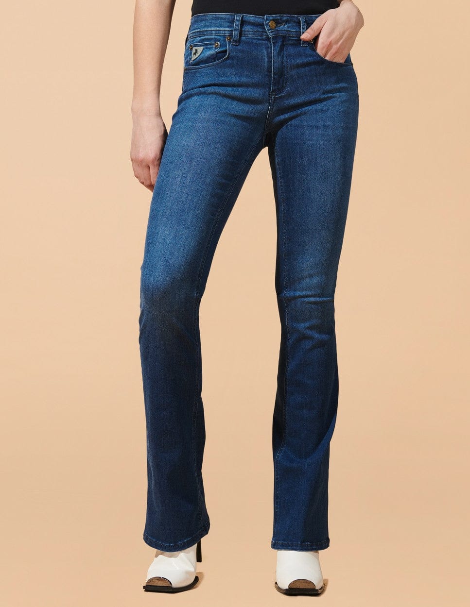 Lois Bukser & jeans MELROSE LEIA TEAL TEAL STONE