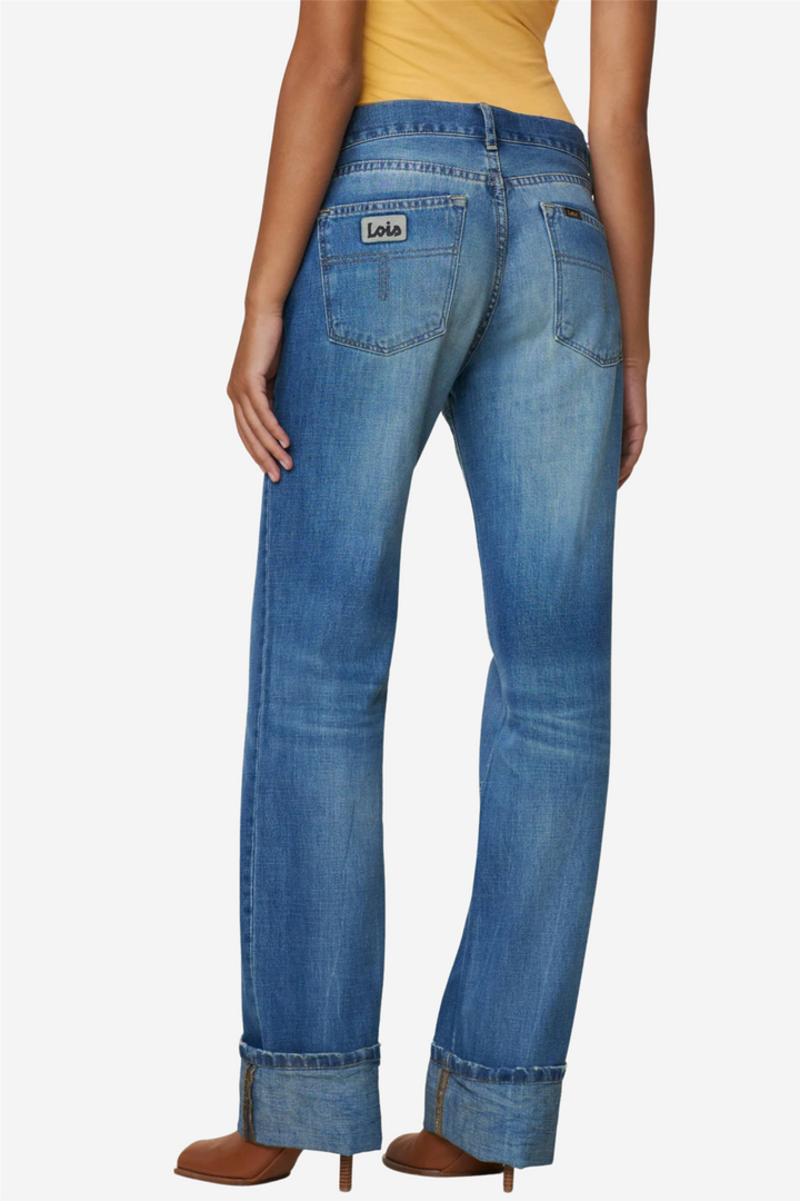 Lois Bukser & jeans New Maria Kros Regen Stone Veined Green