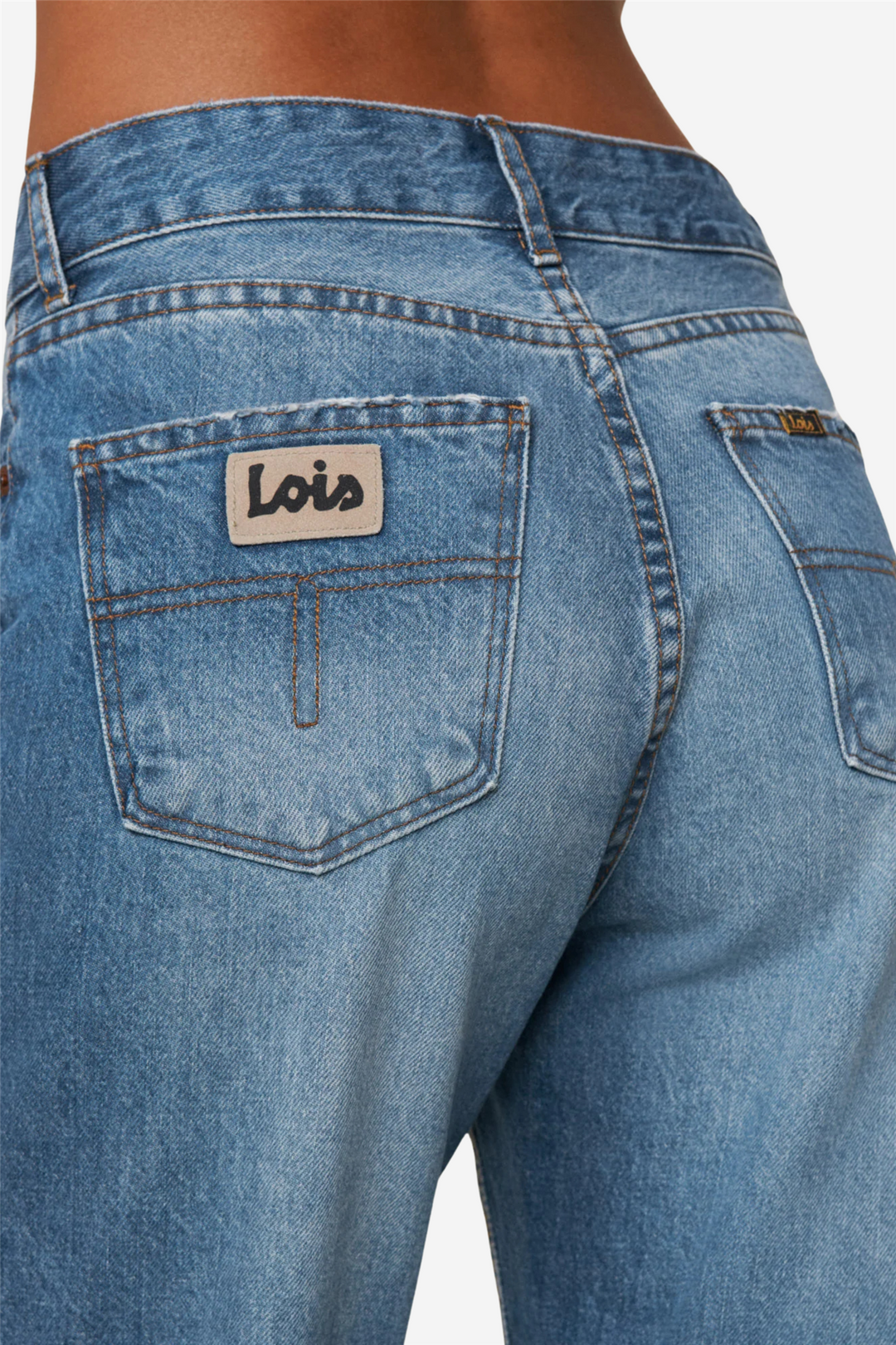 Lois Bukser & jeans Ninette Jackson Distressed Double Stone