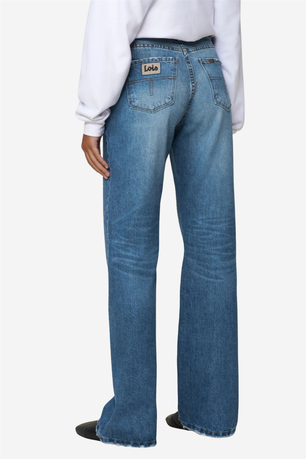 Lois Bukser & jeans Ninette Jackson Distressed Double Stone