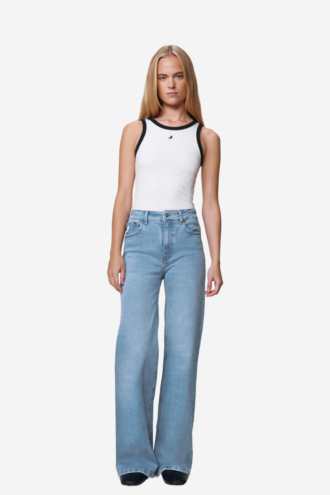 Lois Bukser & jeans Palazzo Angel Cloudy Cloudy Bleach