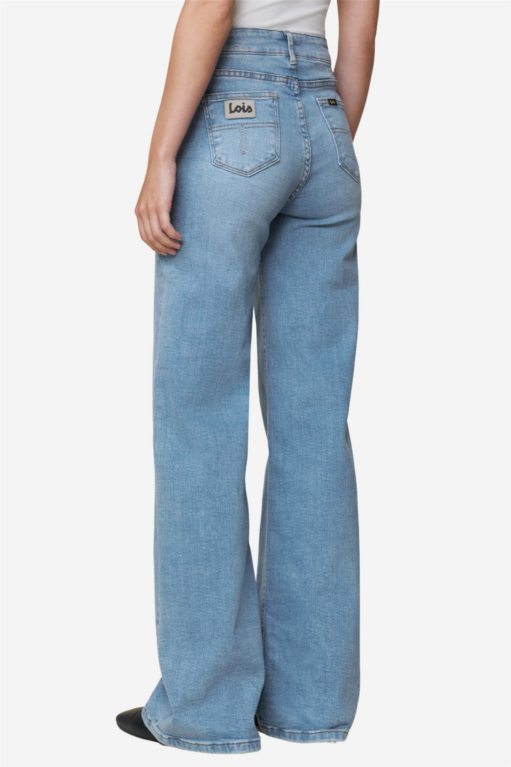 Lois Bukser & jeans Palazzo Angel Cloudy Cloudy Bleach