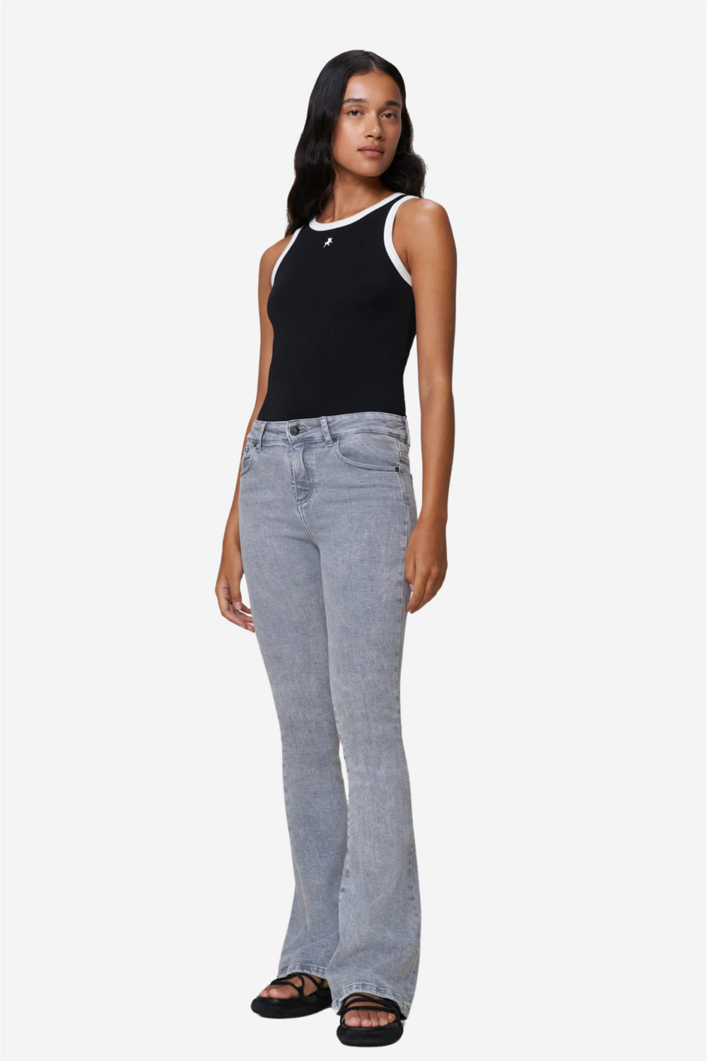 Lois Bukser & jeans Raval 16 Caspar Graphite Grey Snow