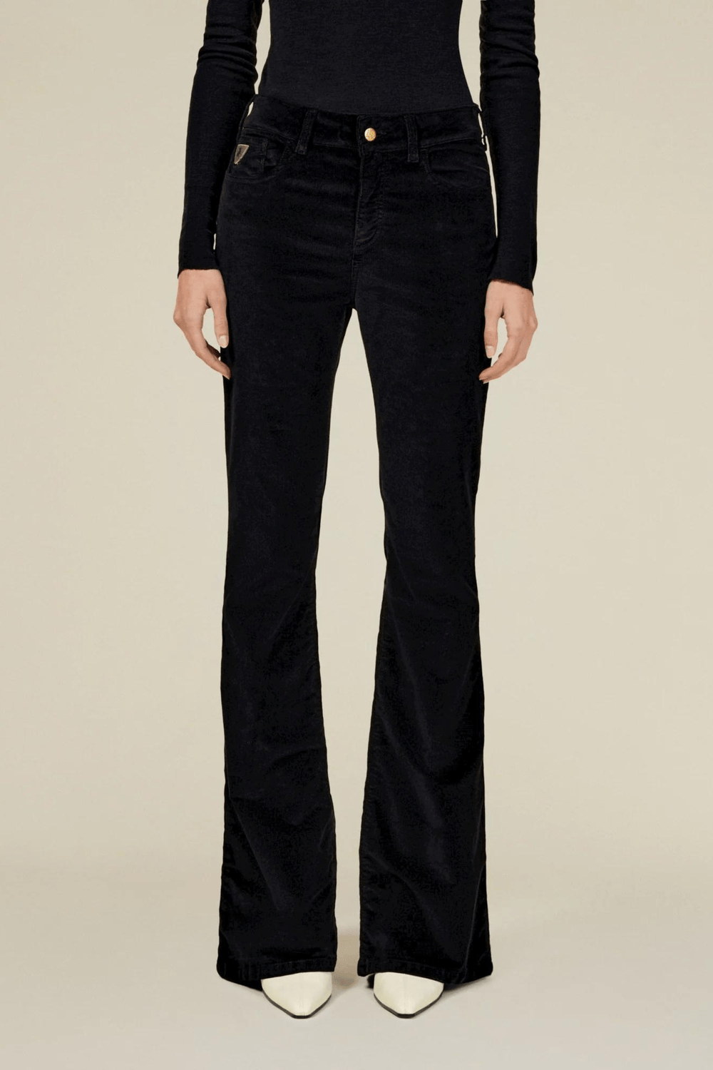 Lois Bukser & jeans Raval 16 Shiny Micro Black