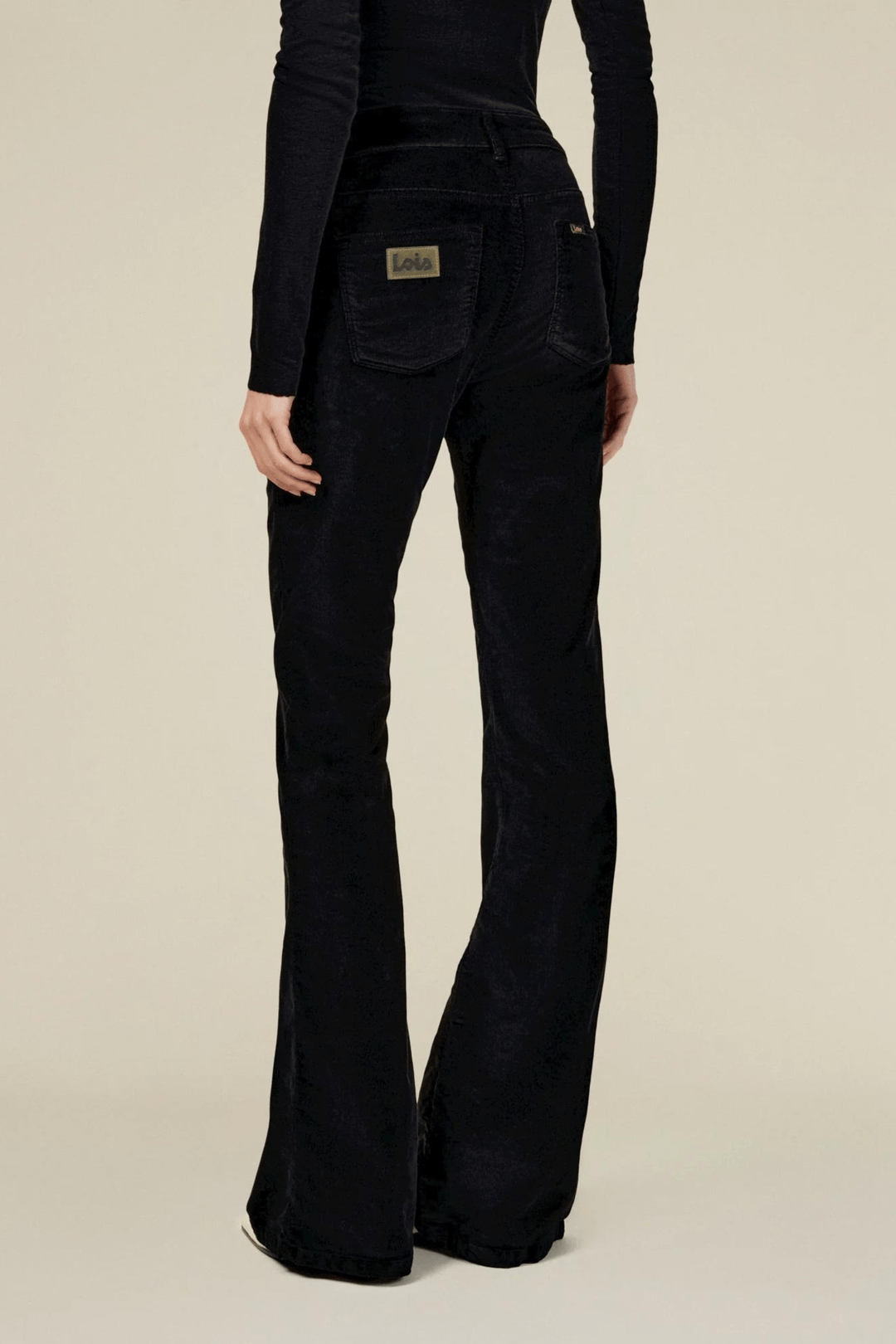 Lois Bukser & jeans Raval 16 Shiny Micro Black