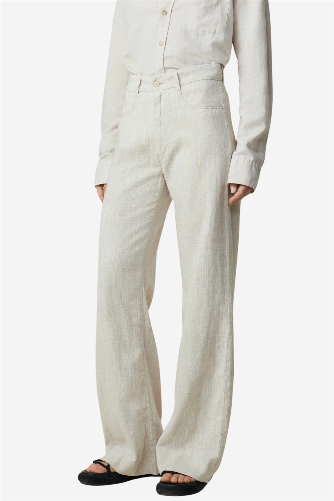 Lois Bukser & jeans Rosa Clr Lino Natural Ecru Rinse