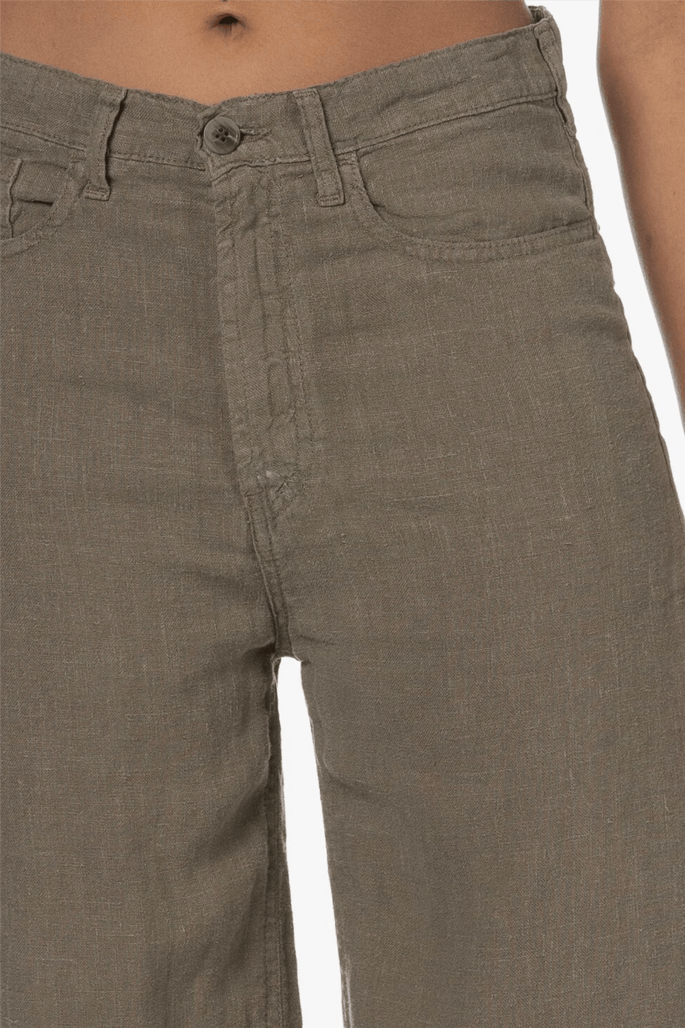 Lois Bukser & jeans Skater Loose-Z Linen Colour Hedge Green
