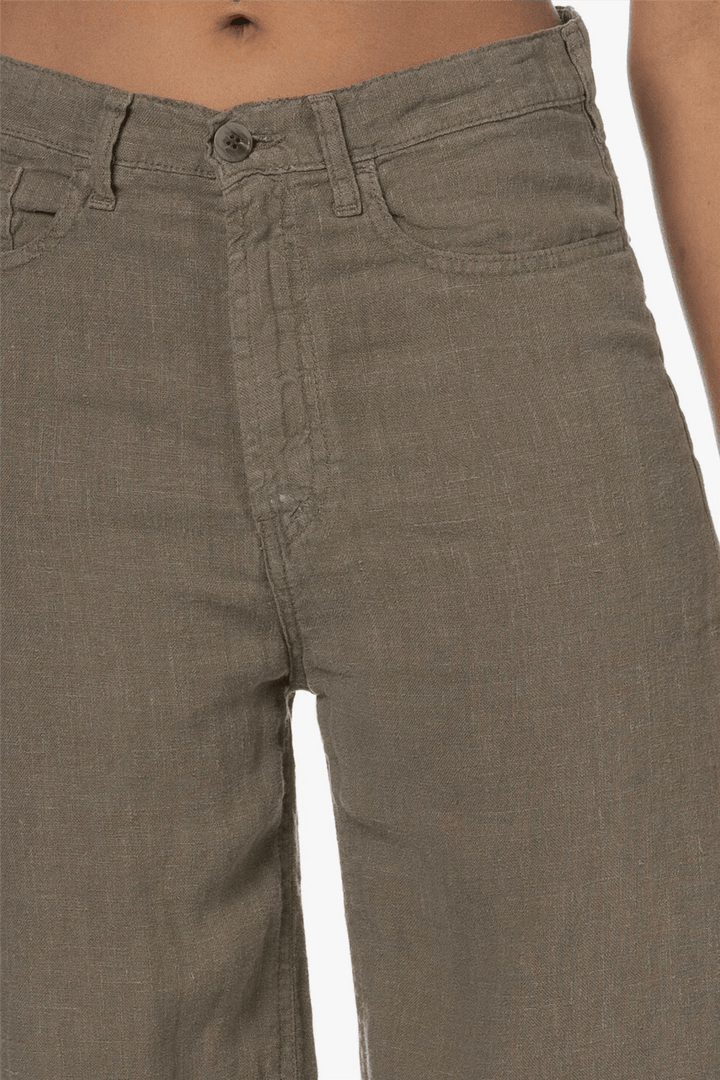Lois Bukser &amp; jeans Skater Loose-Z Linen Colour Hedge Green