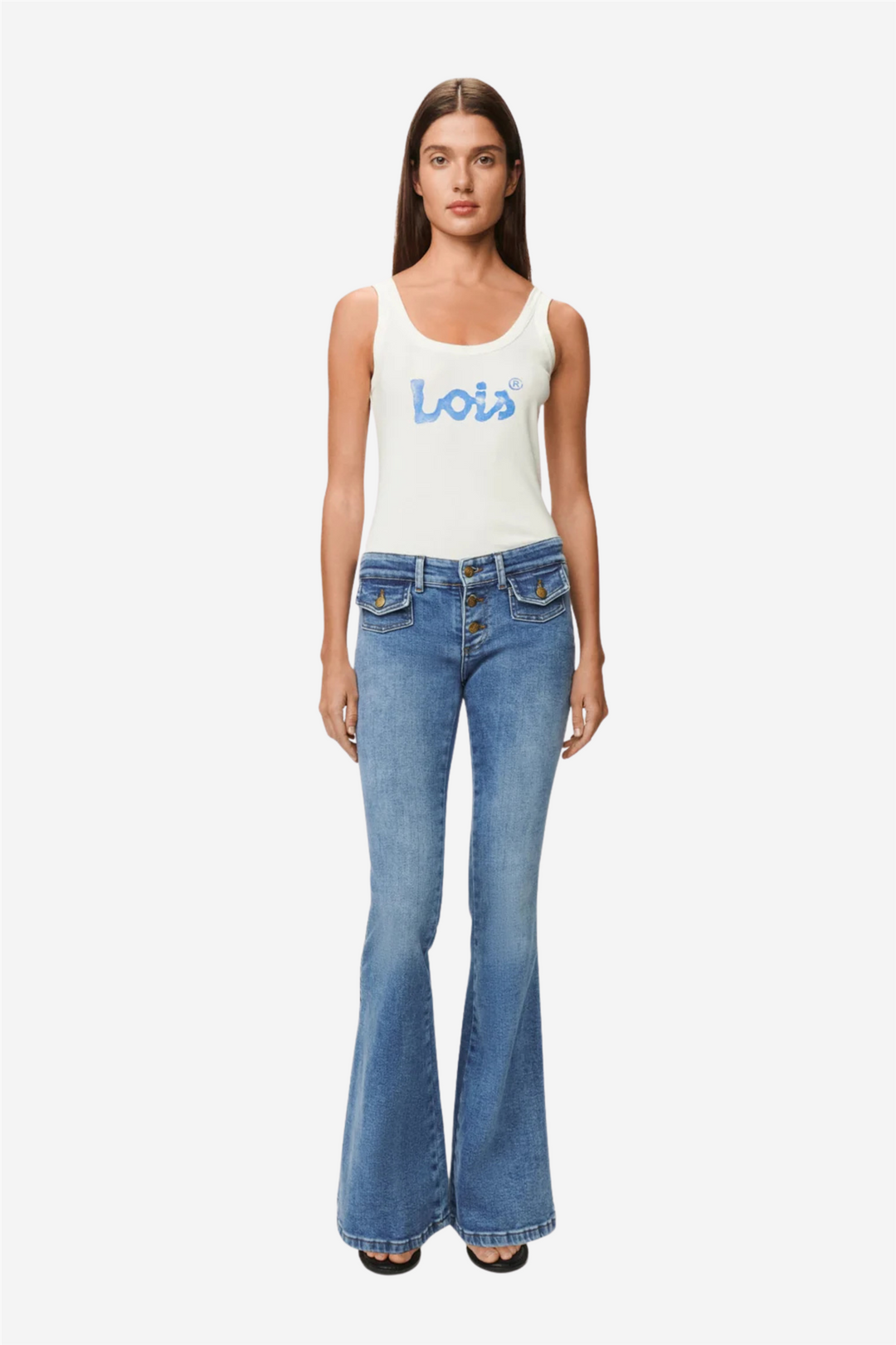 Lois Bukser & jeans Yoko 22 Mallow Stone
