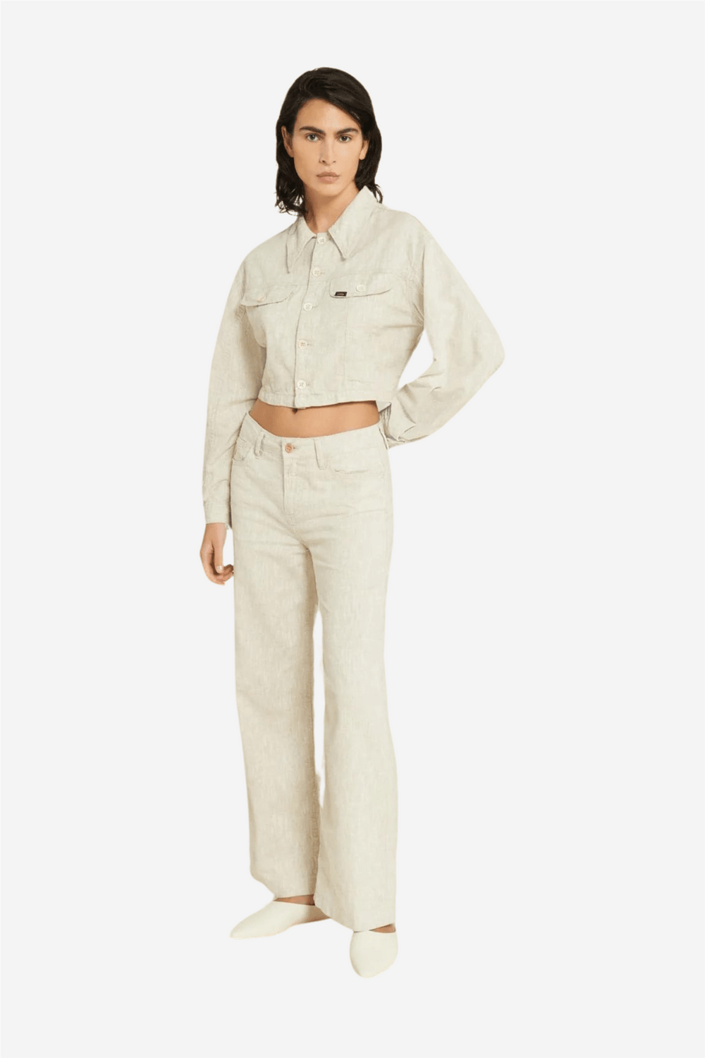 Lois Yttertøy Torero Elle Crude Linen Rinse Natural