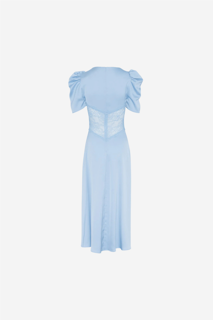 Love Lolina Kjoler & jumpsuits Francis Lace Midi Dress Light Blue