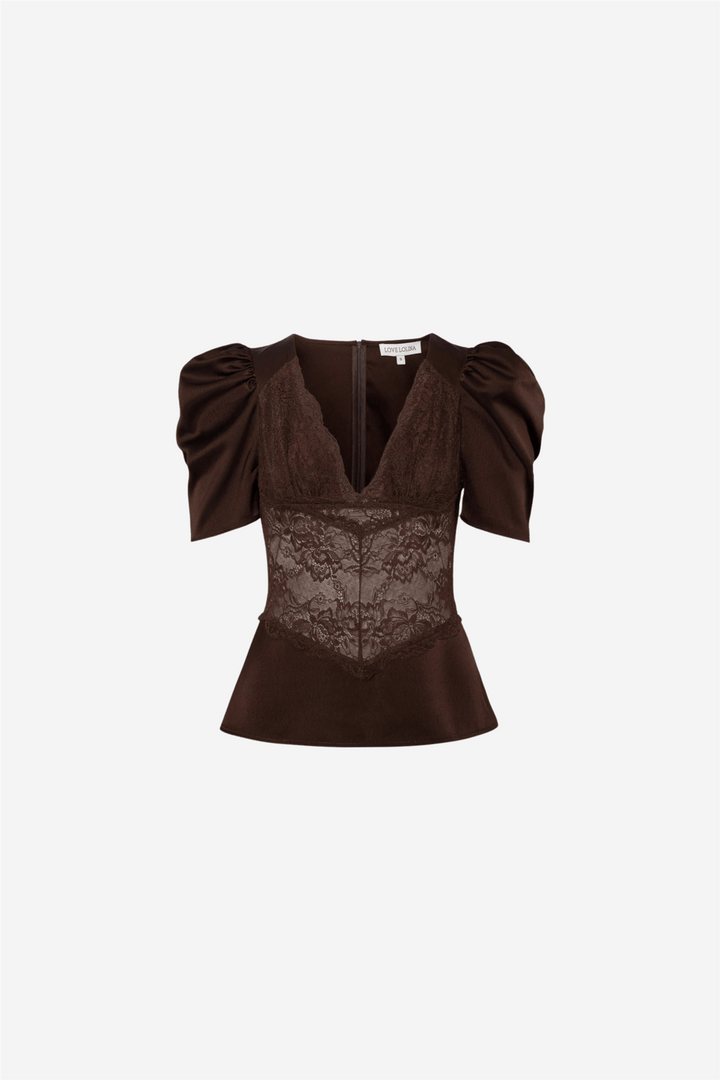 Love Lolina Topper &amp; t-skjorter Francis Top Espresso