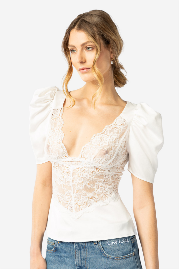 Love Lolina Topper & t-skjorter Francis Top White