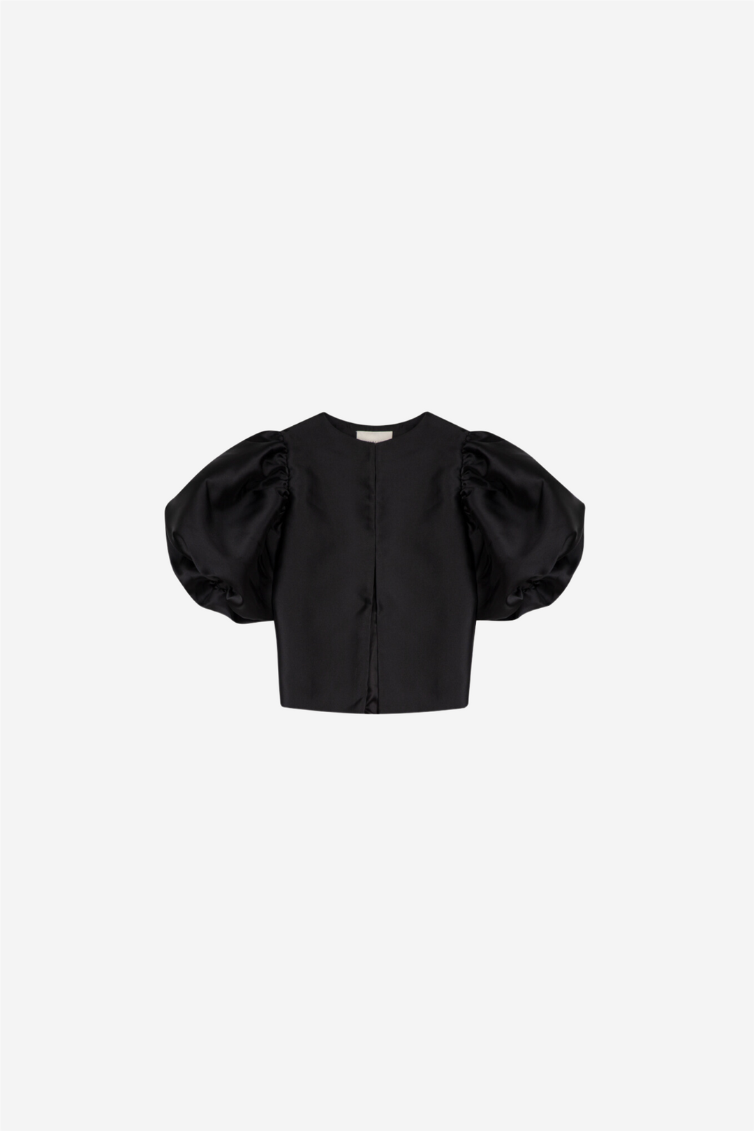 Malina Bluser & Skjorter Cleo pouf sleeve blouse Black