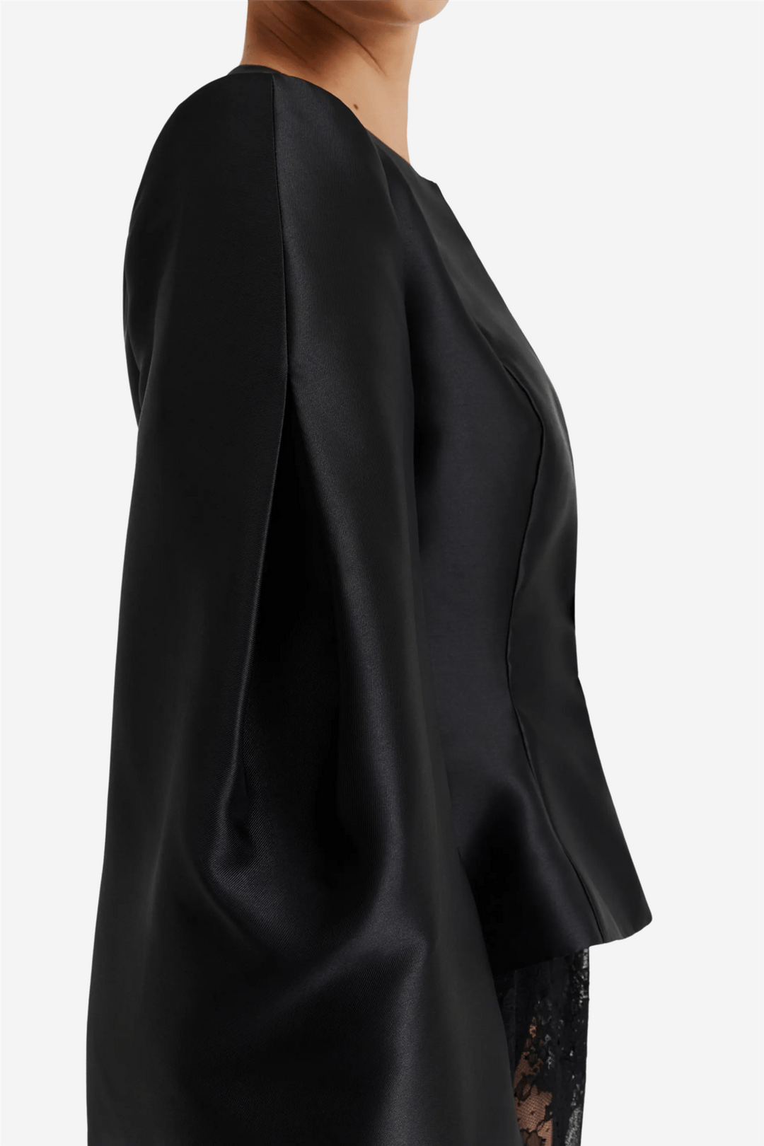 Malina Bluser & Skjorter Vendela Balloon Sleeve Blouse Black