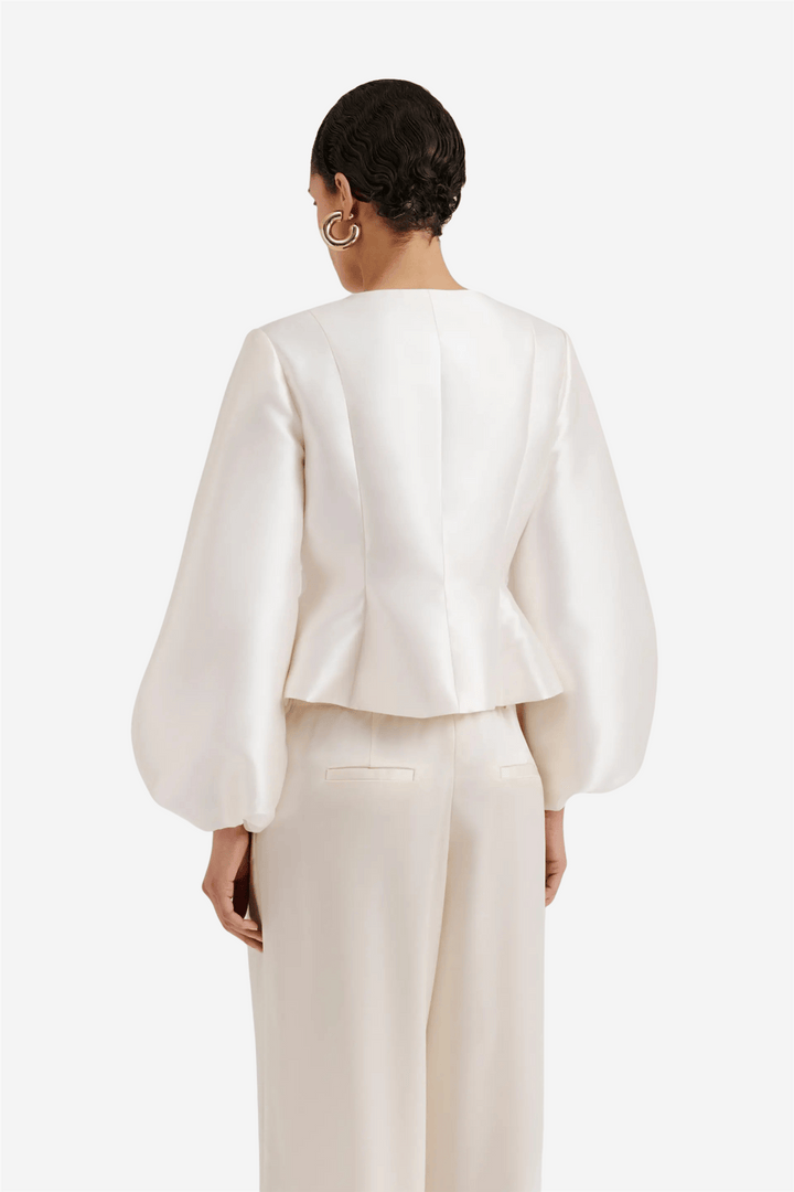 Malina Bluser & Skjorter Vendela Balloon Sleeve Blouse Ivory