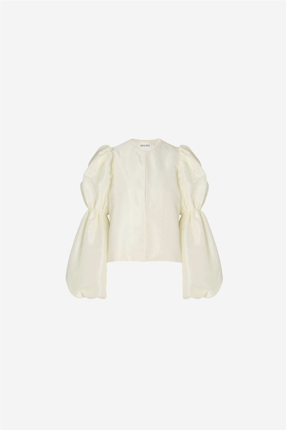 Malina Bluser & Skjorter Zoey double pouf sleeve blouse Vanilla