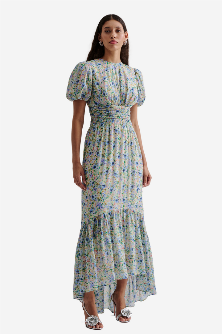 Malina Kjoler & jumpsuits Beatrice Short Sleeve Maxi Dress Ditsy