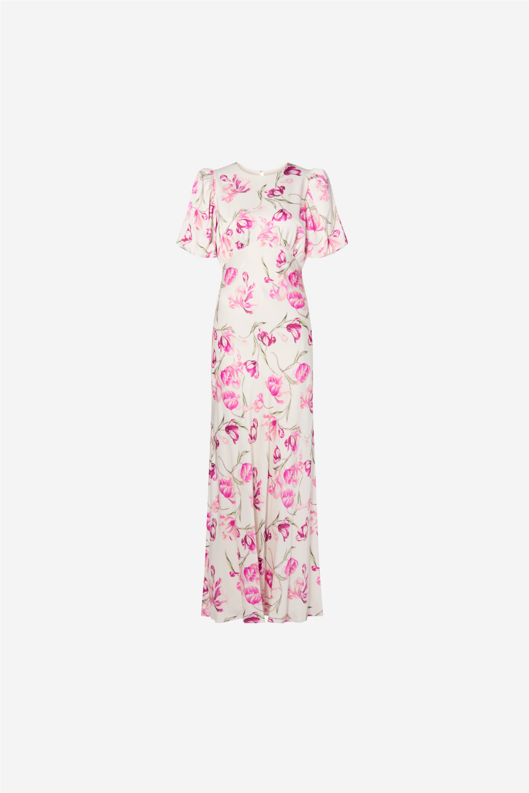 Malina Kjoler & jumpsuits Freja Pouf Sleeve Maxi Dress Tulip Pink