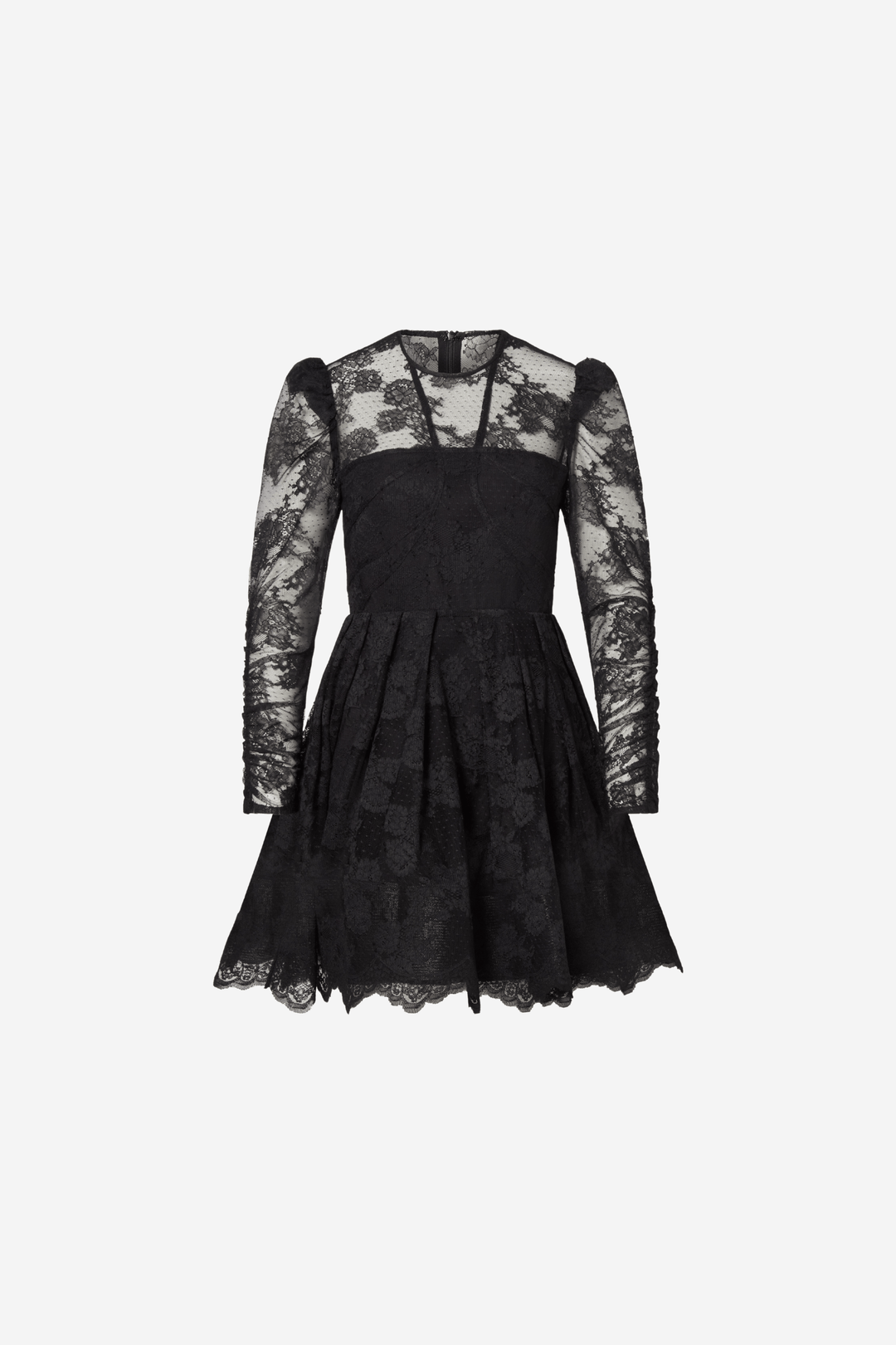Malina Kjoler & jumpsuits Leoni Lace Mini Dress Black
