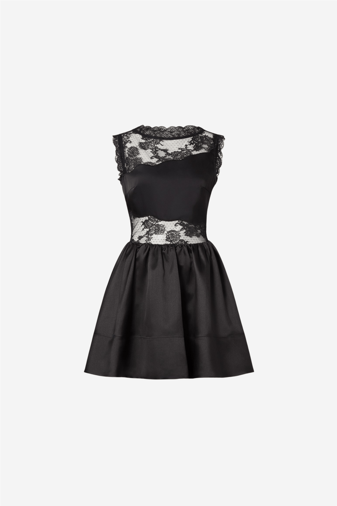 Malina Kjoler & jumpsuits Rosy Lace Cut Out Mini Dress Black