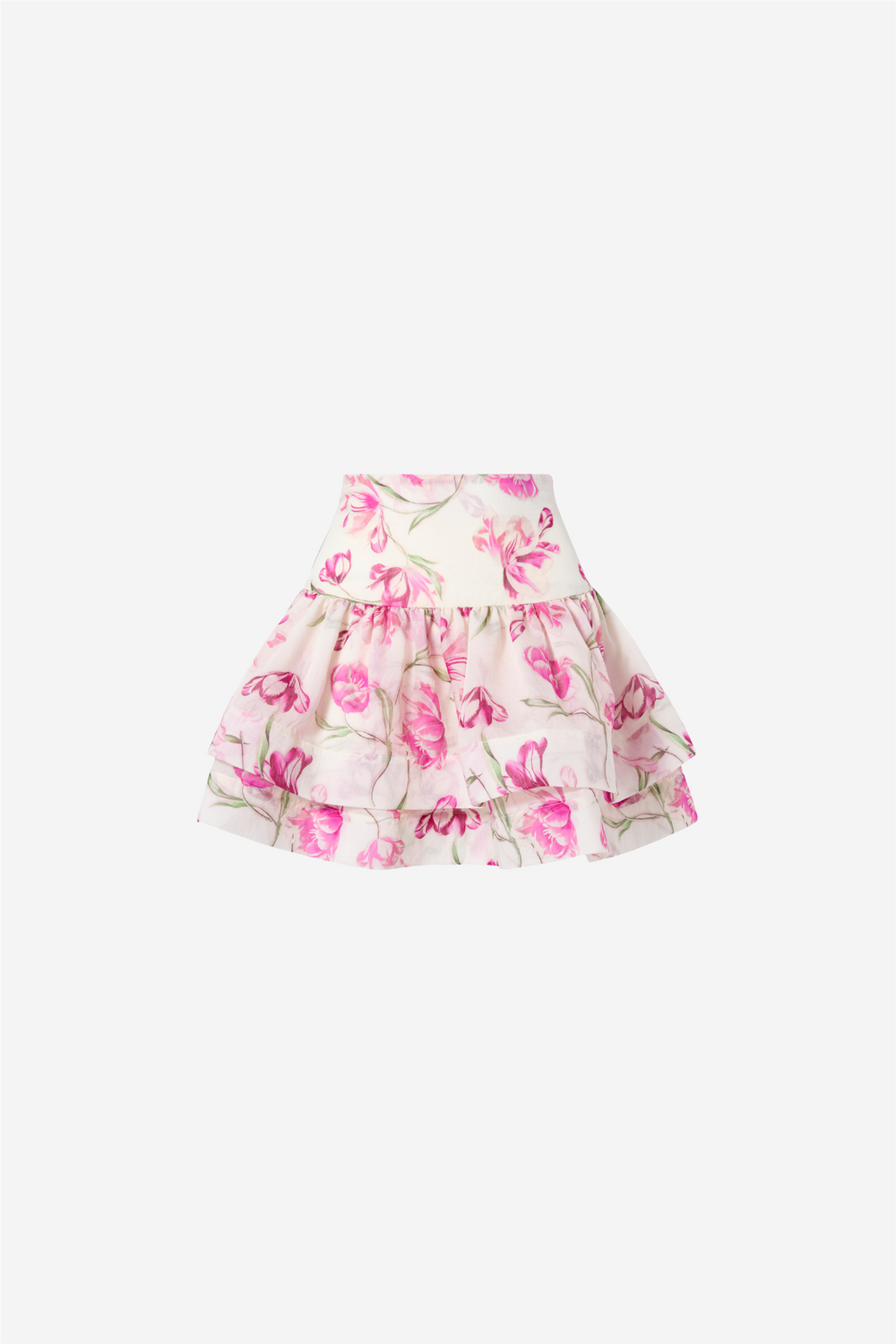 Malina Skjørt Fantine Ruffled Mini Skirt Tulip Pink