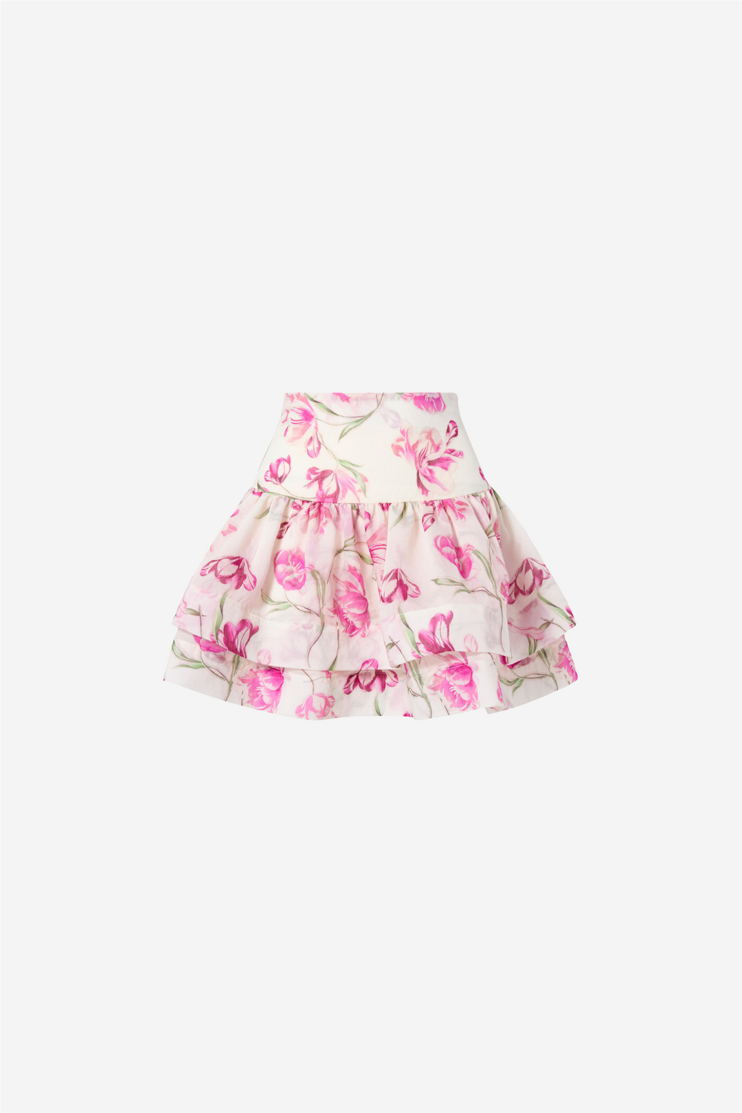 Malina Skjørt Fantine Ruffled Mini Skirt Tulip Pink