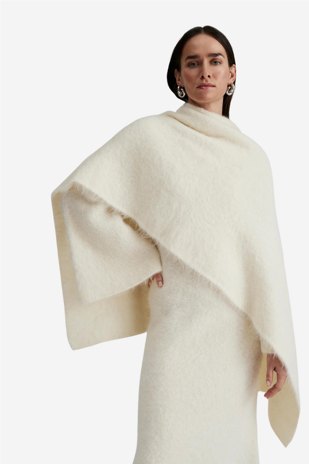 Malina Tilbehør Astrid Alpaca Blend Scarf Vanilla