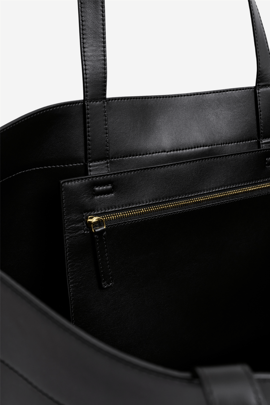 Malina Vesker Monogram Grand Leather Tote Black