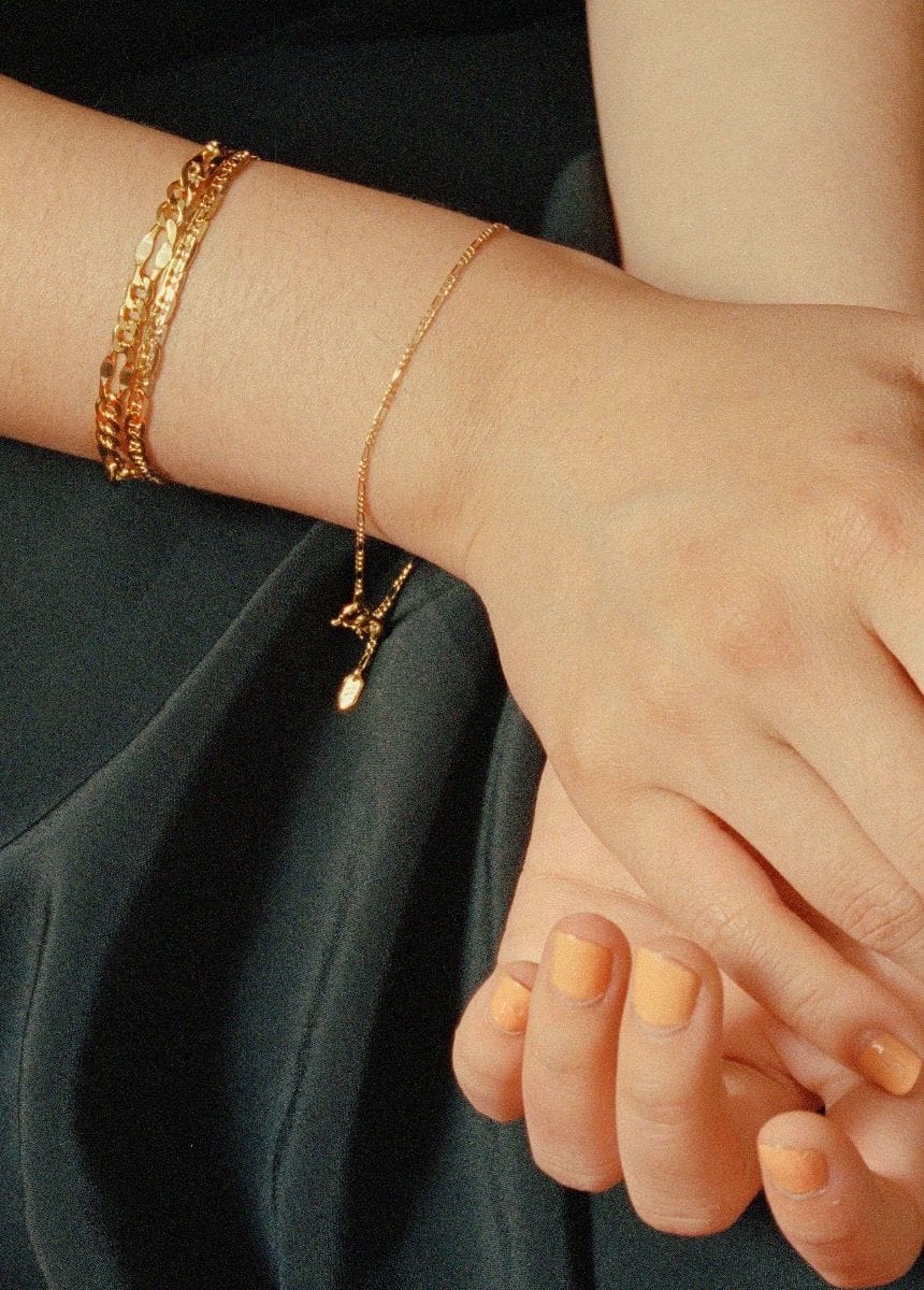 Maria Black Smykker Carlo Bracelet Small Gold