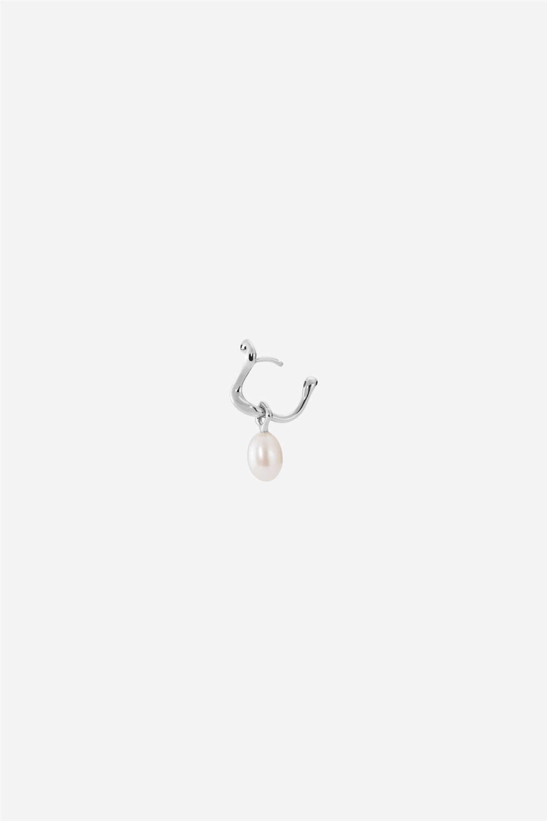 Maria Black Smykker Langebro Huggie Silver