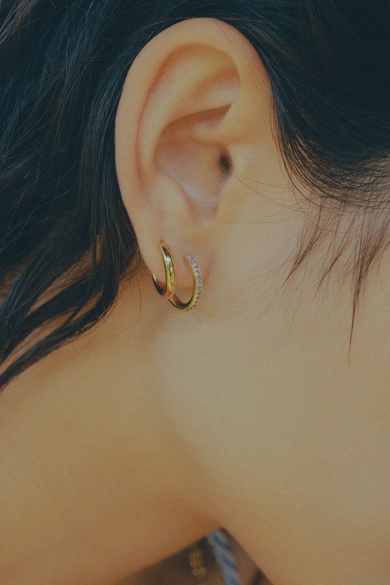 Maria Black Smykker Marco 8 Huggie Gold