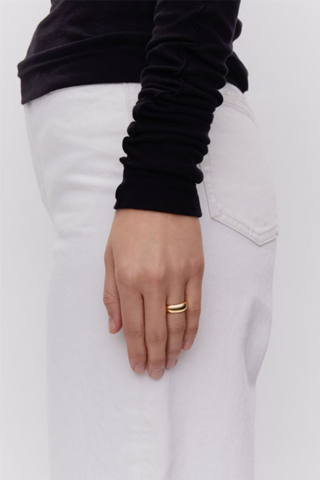 Maria Black Smykker Omotesando Chunky Ring Gold