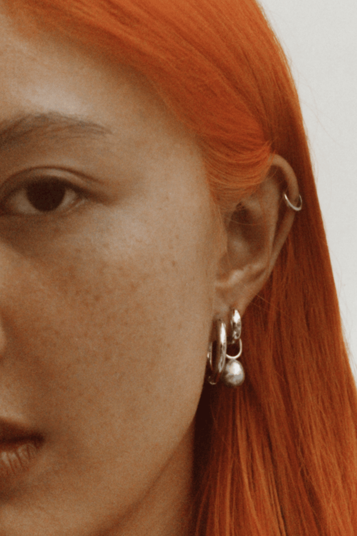 Maria Black Smykker Polo Huggie Silver