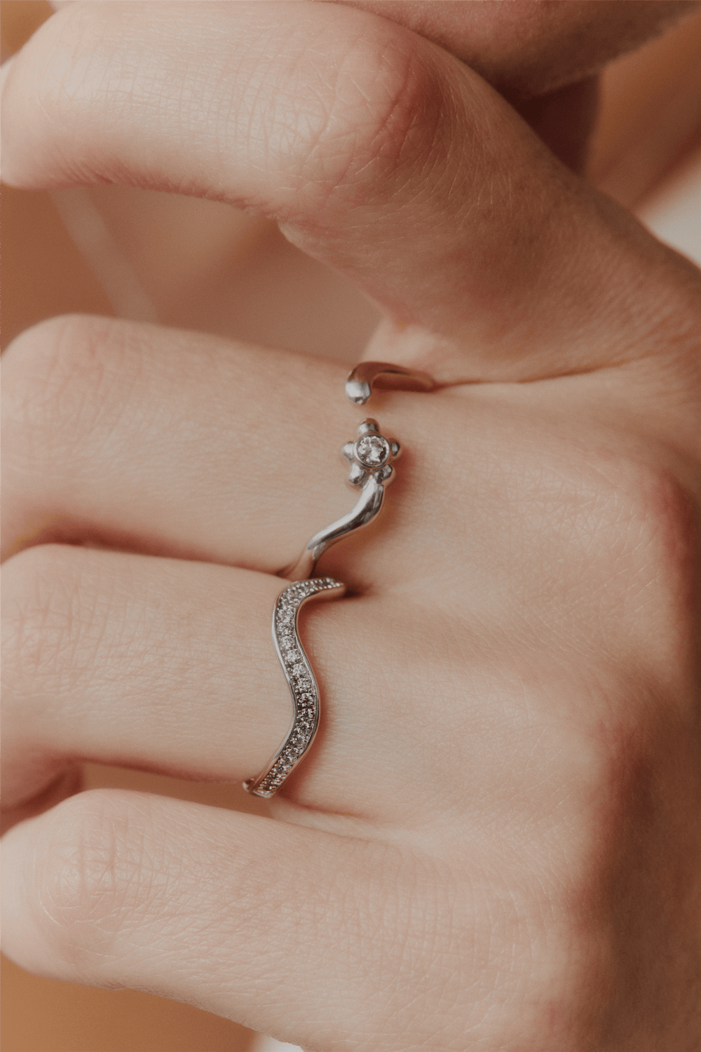 Maria Black Smykker Rose Ring Silver