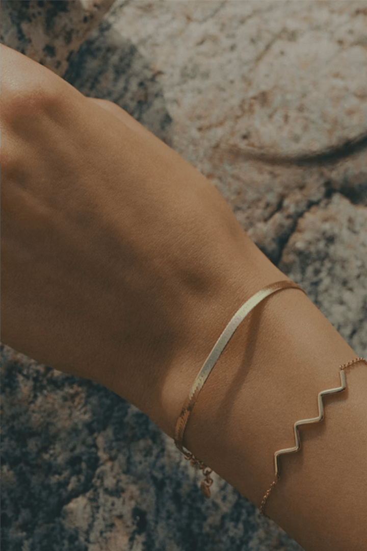 Maria Black Smykker S/M Sentiero Bracelet Gold (S/M)