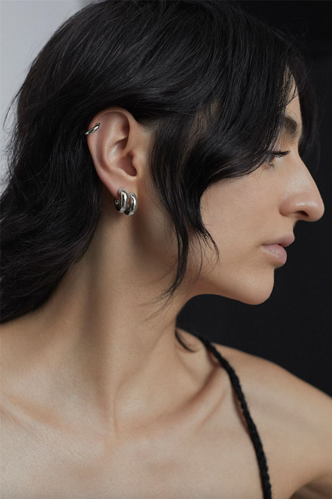 Maria Black Smykker Tempelhofer Hoop Silver