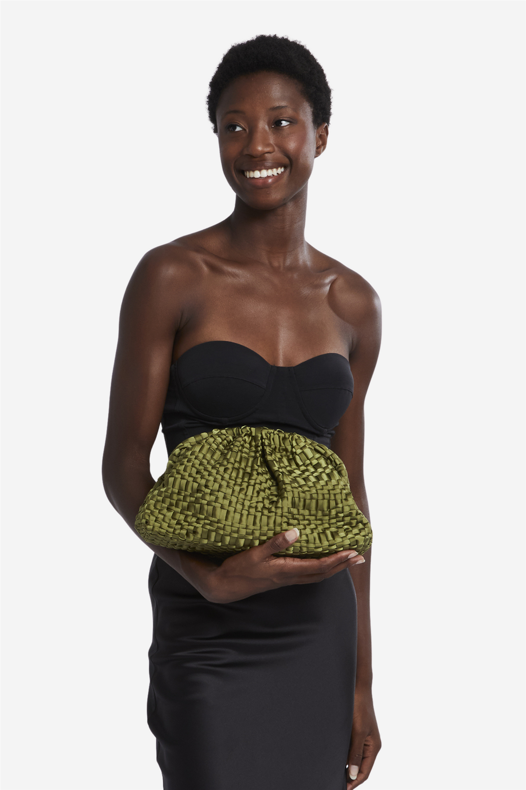 Maria La Rosa Vesker Game Ribbon Bag Khaki