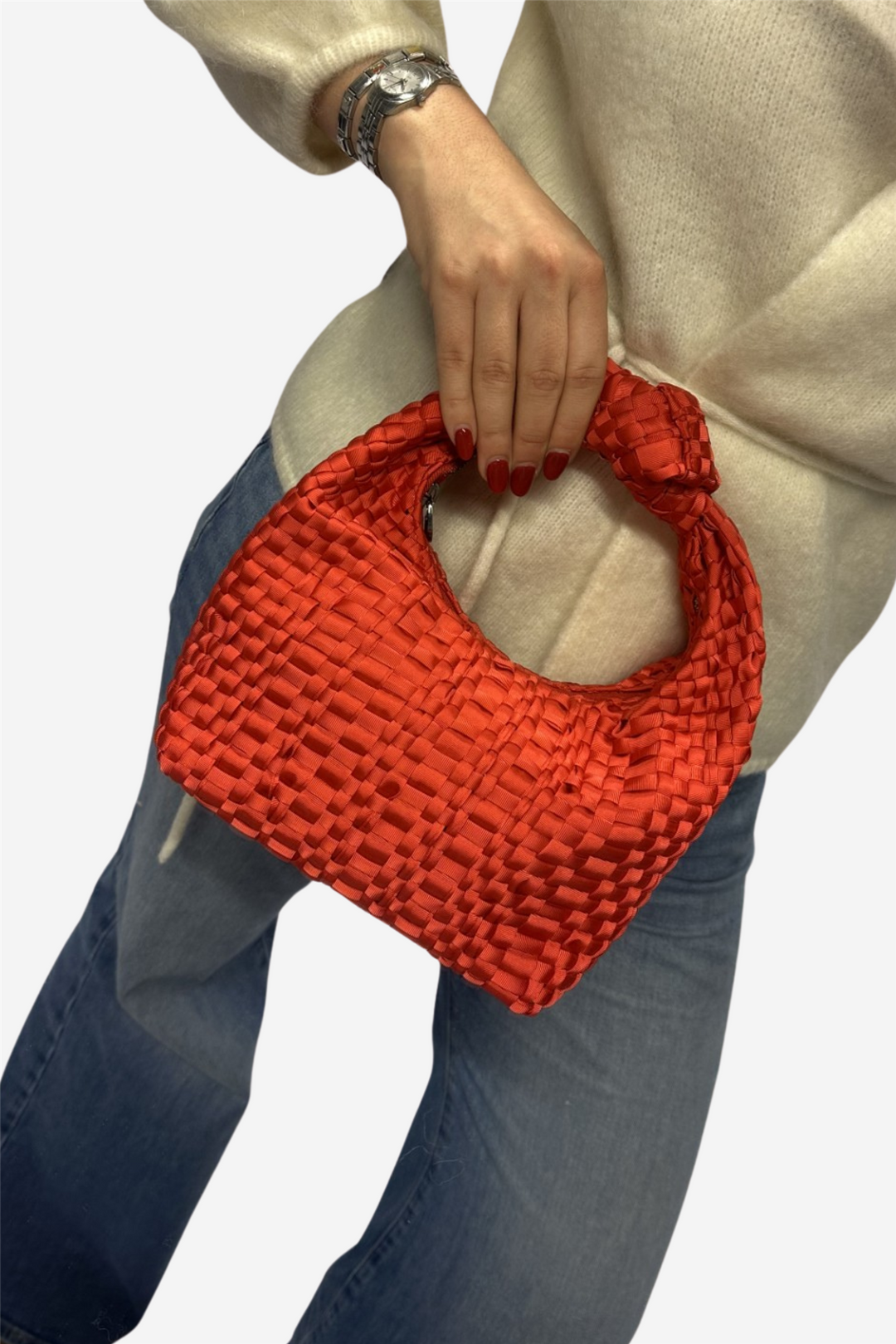 Maria La Rosa Vesker Mini Datolite Red