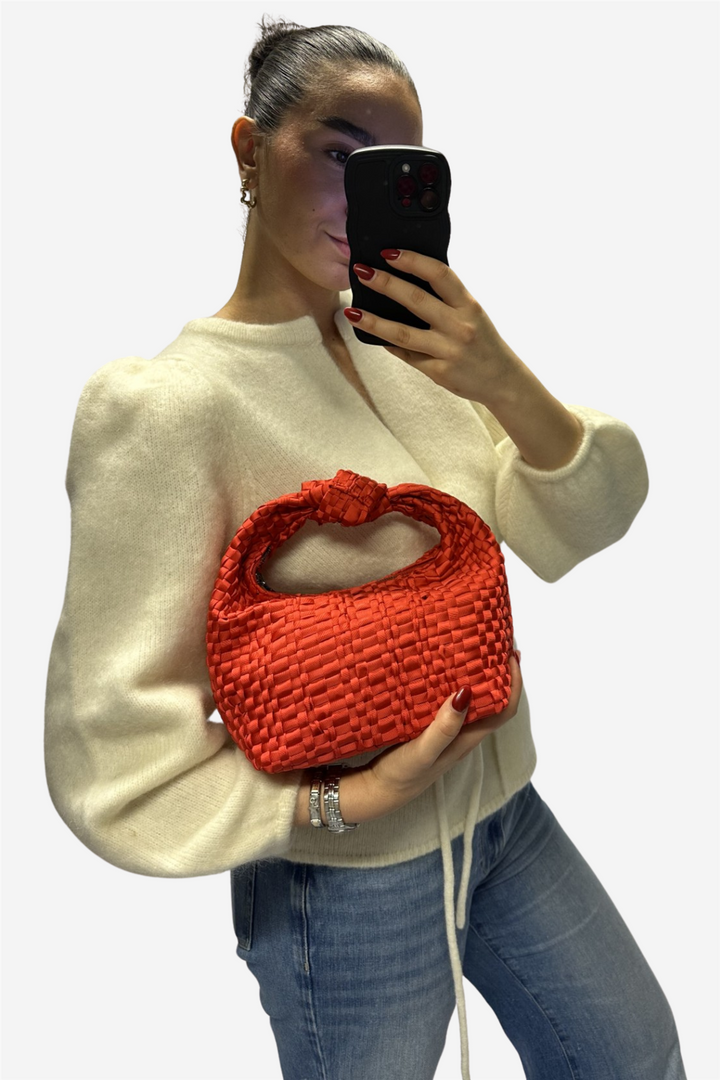 Maria La Rosa Vesker Mini Datolite Red