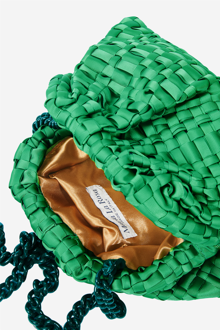 Maria La Rosa Vesker Mini Game Ribbon Emerald