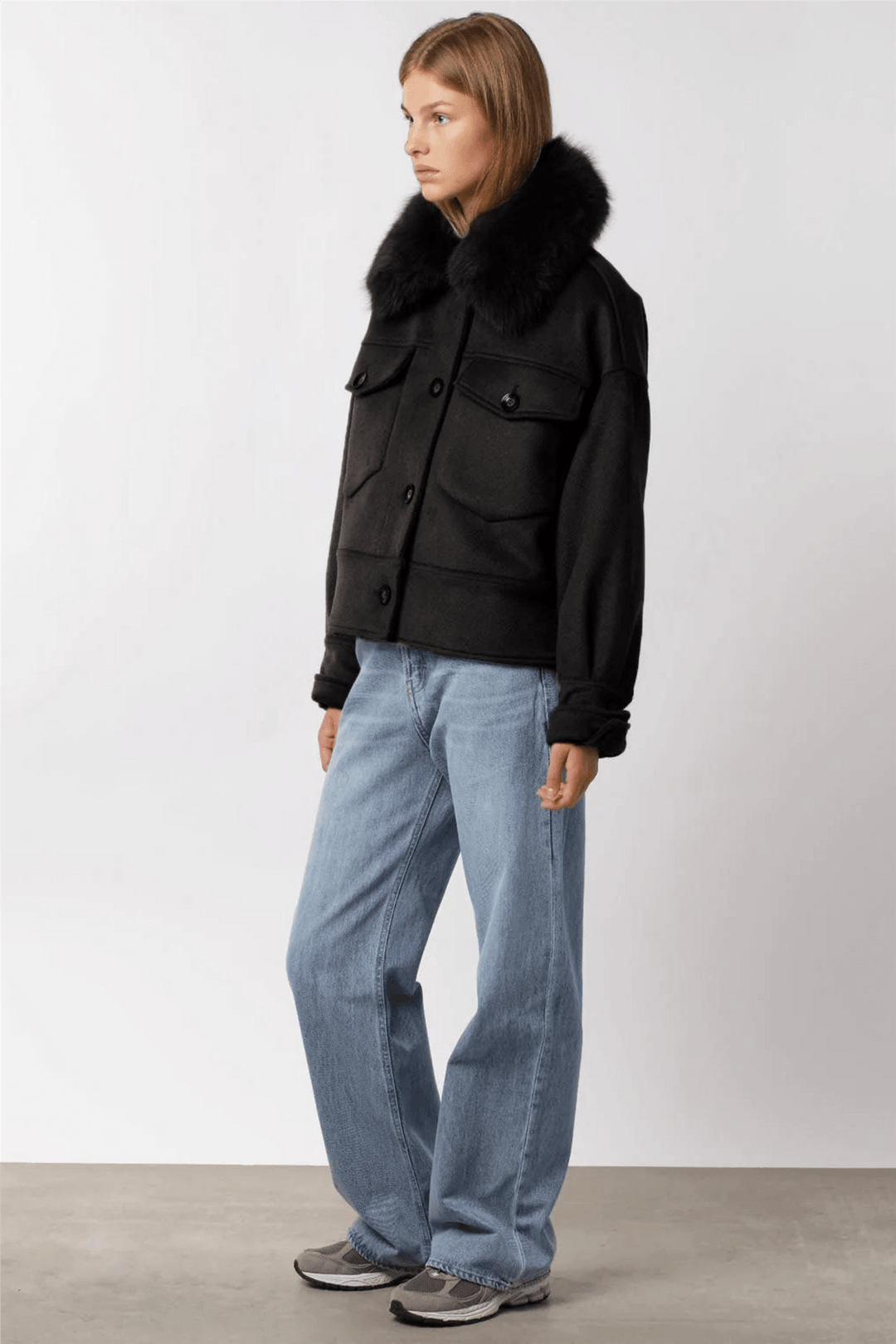 Meotine Yttertøy Charlie Jacket Wool Black