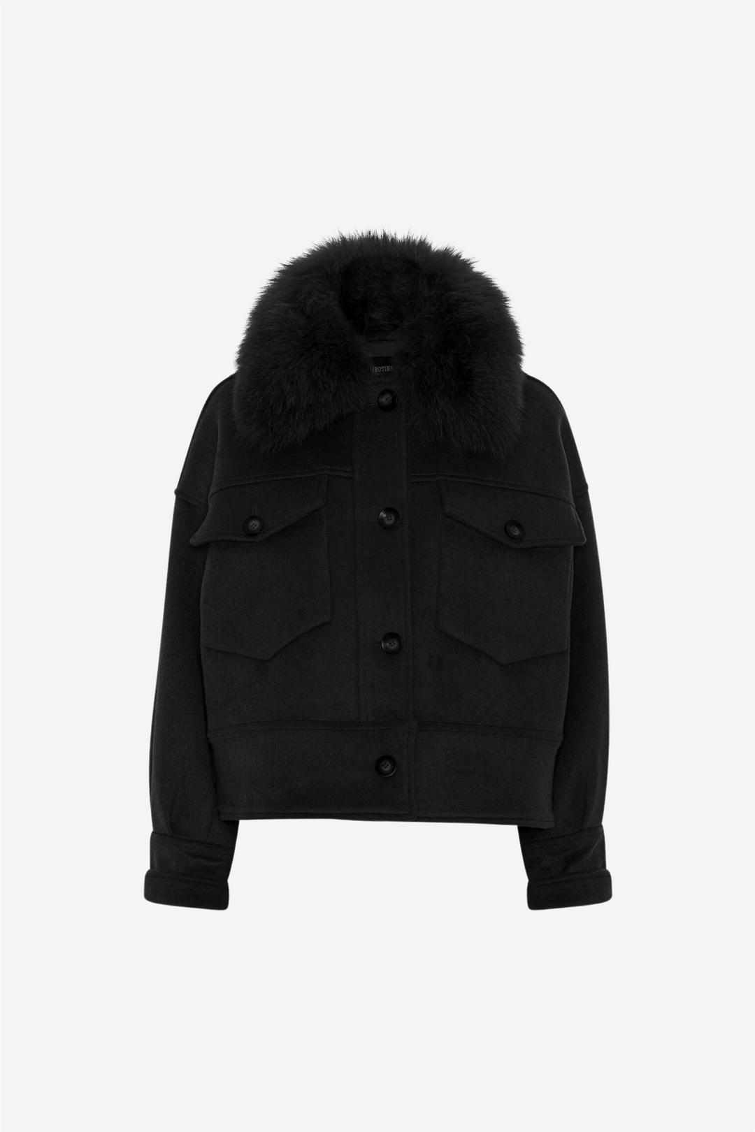 Meotine Yttertøy Charlie Jacket Wool Black