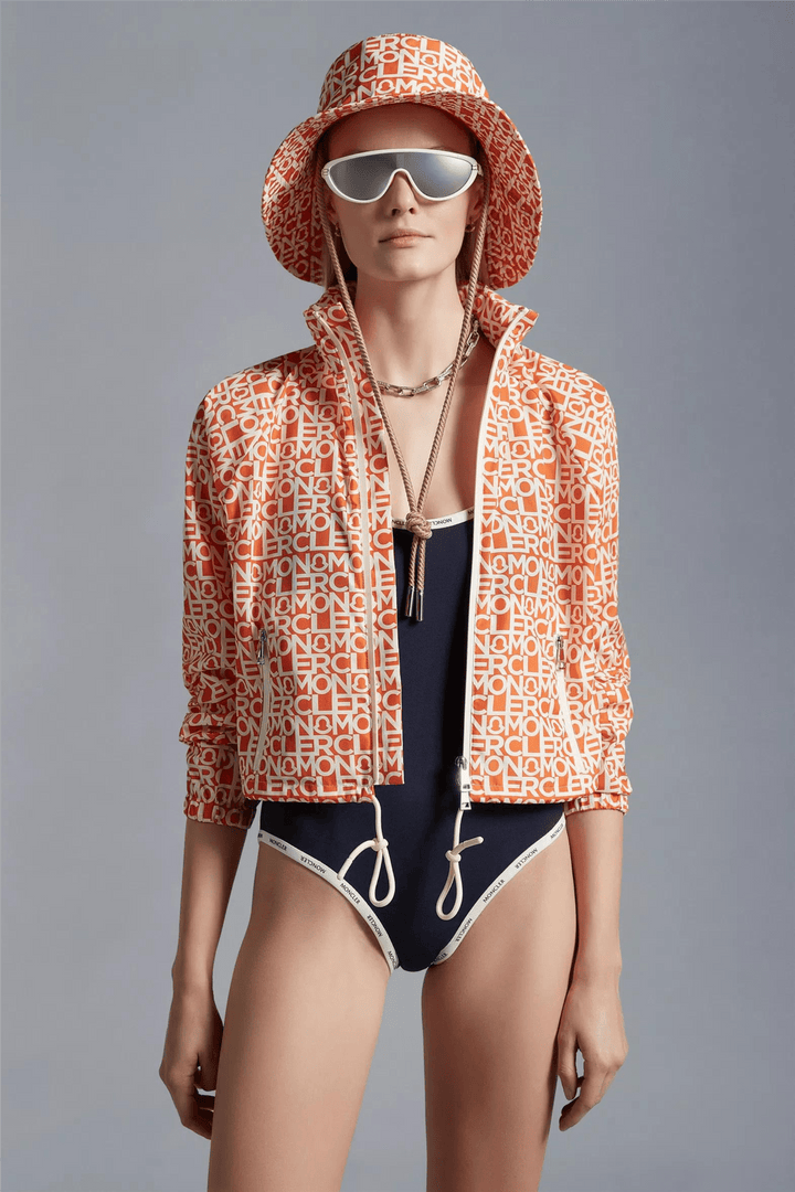 Moncler Badetøy Logo Trim Swimsuit