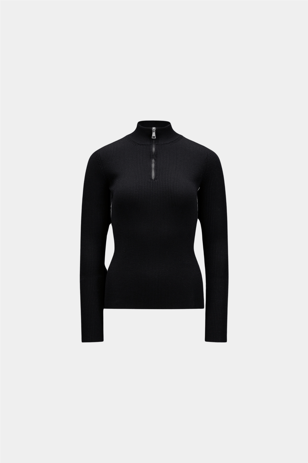 Moncler Genser & Cardigan Wool Zip-Up Polo Neck Jumper