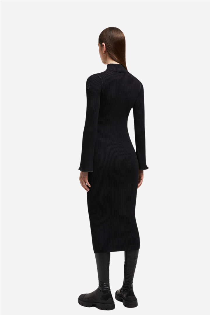 Moncler Kjoler & jumpsuits Abito Midi Dress Black