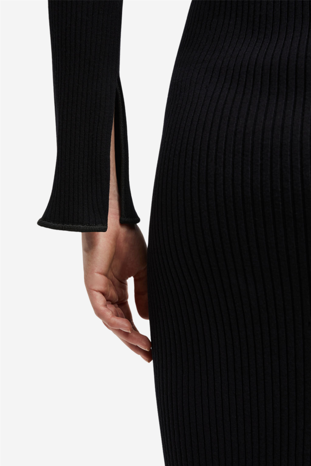 Moncler Kjoler & jumpsuits Abito Midi Dress Black