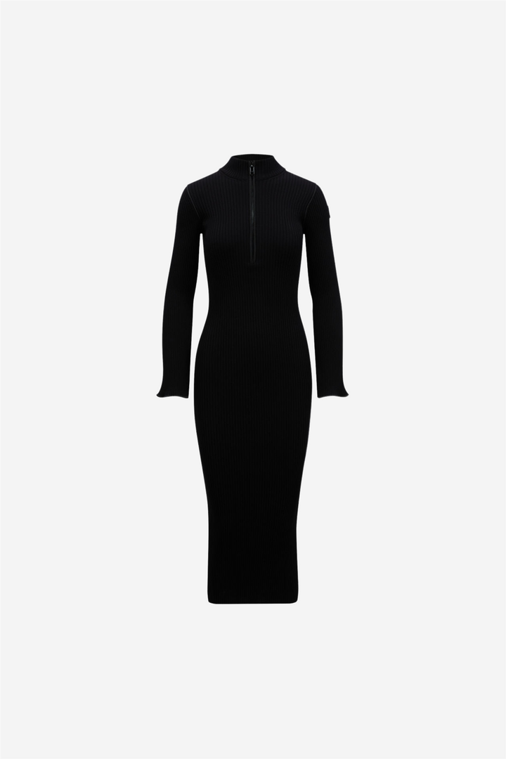 Moncler Kjoler & jumpsuits Abito Midi Dress Black