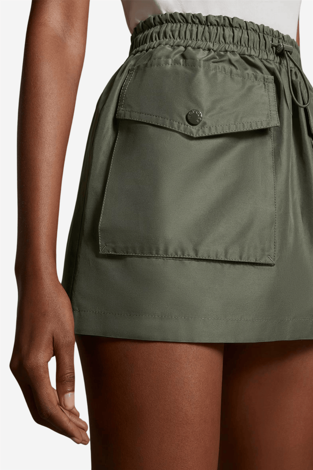 Moncler Skjørt Taffeta Mini Skirt Turquoise