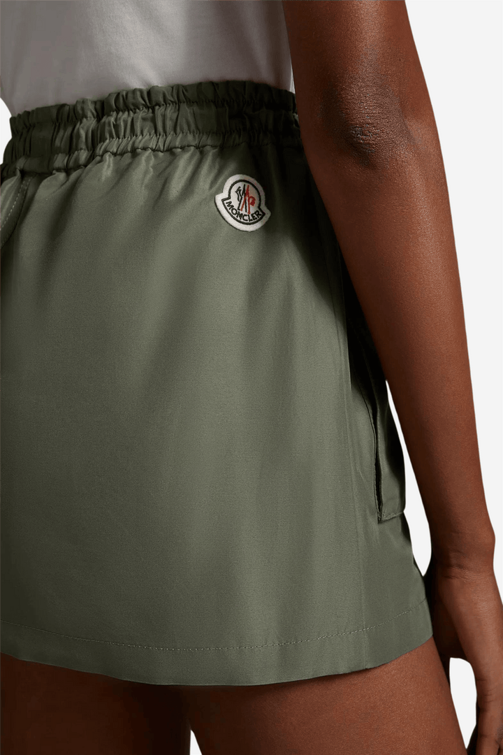 Moncler Skjørt Taffeta Mini Skirt Turquoise